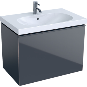 Geberit 500611JK2 Acanto 740mm Vanity Unit with Drawer - Lava (Basin & Brassware NOT Included)