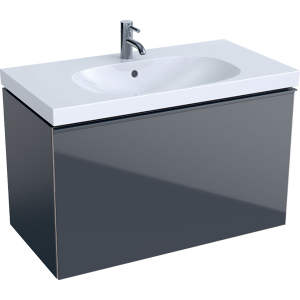 Geberit 500612JK2 Acanto 890mm Vanity Unit with Drawer - Lava (Basin & Brassware NOT Included)