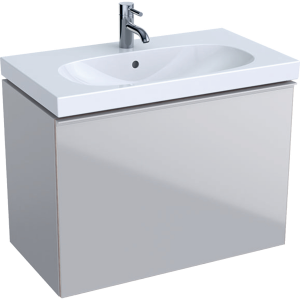 Geberit 500615JL2 Acanto Compact 740mm Vanity Unit with Drawer - Sand (Basin & Brassware NOT Included)