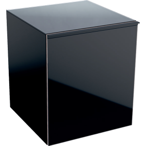 Geberit 500618161 Acanto Low Side Unit with Drawer - Matt Black