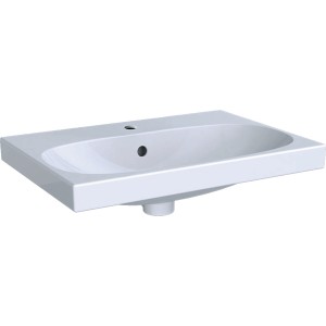 Geberit Acanto Compact Basin 75cm One tap hole - White [500632012]