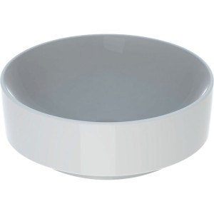 Geberit VariForm Round Sit-on 40cm dia No tap hole no overflow - White [500768012]