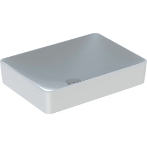 Geberit VariForm Rectangular Sit-on 55 x 40cm No tap hole no overflow - White [500779012]