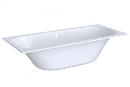 Geberit 554003011 Soana Rectangular Double Ended Bath 1700 x 750mm - White