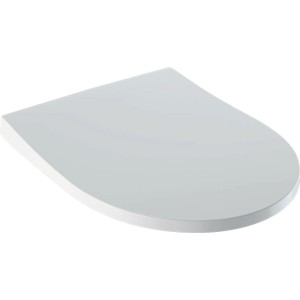 Geberit iCon Slim Soft Close Seat & Cover Antibacterial- White [574950000]