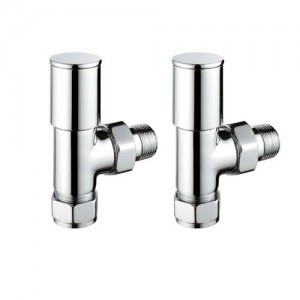 Pegler 632304 Terrier Radiator Valve Modern Angle Chrome