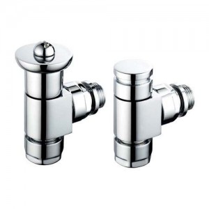Pegler 632308 Terrier Radiator Valve Ultra Modern Angle Chrome