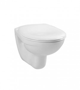 Vitra Comm Wall Mounted Pan - White [6855WH] - (WC pan only)