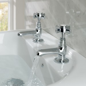 Eastbrook 79.0007 Haymarket Standard Basin Taps Chrome