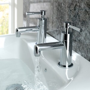 Eastbrook 79.0017 Leith Basin Taps Chrome