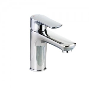 Pegler Andreu Monobloc Basin Mixer with sprung plug waste - Chrome [922009]