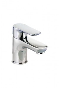 Pegler Andreu Mini Monobloc Basin Mixer with sprung plug waste - Chrome [922010]