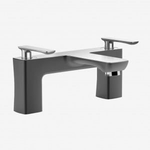 Eastbrook 93.0017 Helston Bath Filler Matt Smooth Anthracite Chrome