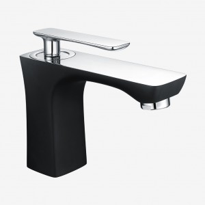 Eastbrook 93.0019 Helston Basin Mono (including waste) Matt Smooth Matt Black Chrome