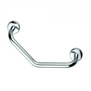 Inda Hotellerie Cranked Grab Bar 43 x 22h x 12cm - Chrome [A0491TCR]