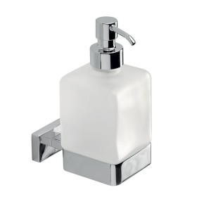 Inda Lea Liquid Soap Dispenser 7 x 16h x 11cm - Chrome  [A18120CR21]