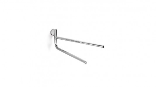 Inda One Swivel Towel Rail 4.5 x 13h x 37cm - Chrome [A2415BCR]