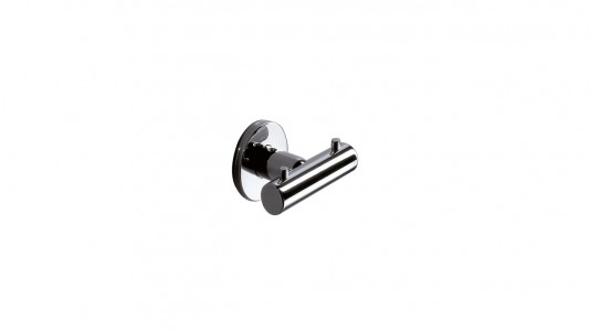 Inda Touch Double Robe Hook 8 x 5h x 6cm - Chrome [A46210CR]