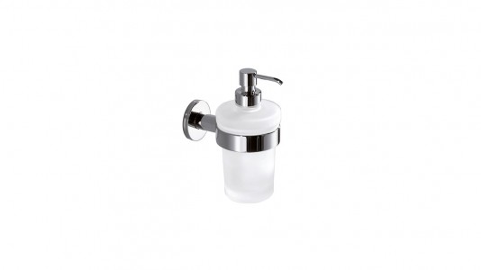 Inda Touch Liquid Soap Dispenser 9 x 15h x 13cm - Chrome [A46670CR21]