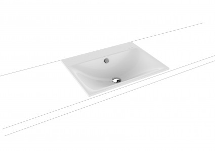 Kaldewei Ambiente Silenio Built-in Basin 60 x 46cm. One tap hole. [907706013001]