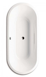 Kaldewei 233100010001 Ambiente Vaio Duo Oval Double Ended Bath 1800 x 800mm [WASTE NOT INCLUDED]