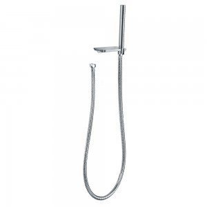 Flova ANHSS-SHELF Annecy Round Handshower Set with Shelf Shower Bracket Handshower & Hose Chrome