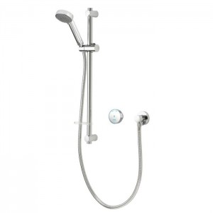 Aqualisa QZSB.A2.BV.20 Quartz Blue Smart Digital Concealed Shower with Slide Rail Kit (Gravity Pumped)