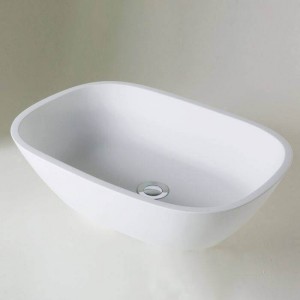 BC Designs BAB164PG Vive Basin 530 x 360mm No Tapholes Powder Grey