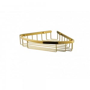 Flova Coco Corner Basket 205mm Brushed Gold [BG-RA8936]