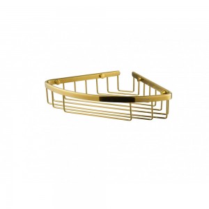 Flova Coco Corner Basket 205mm Brushed Gold [BG-RA8936]