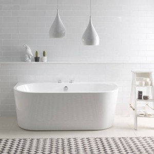 BC Designs BAS055 Ancora Back-To-Wall Bath 1640 x 760mm