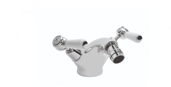 BC Designs Victrion Lever Bidet Mixer Tap (1 Taphole) Chrome [CTA035]