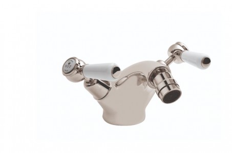 BC Designs Victrion Lever Bidet Mixer Tap (1 Taphole) Nickel [CTA035N]