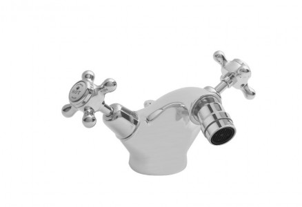 BC Designs Victrion Lever Bidet Mixer Tap (1 Taphole) Brushed Chrome [CTB035BC]