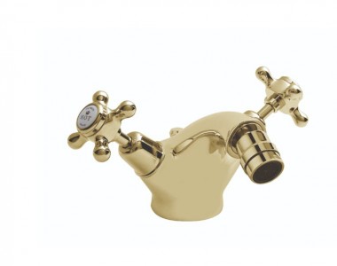 BC Designs Victrion Lever Bidet Mixer Tap (1 Taphole) Gold [CTB035G]