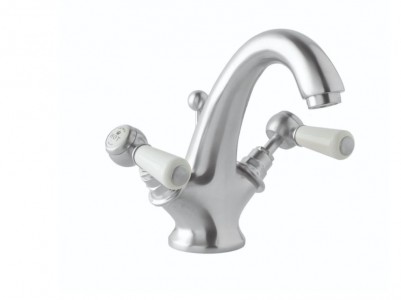 BC Designs Victrion Lever Basin Mixer Tap (1 Taphole) Brushed Chrome [CTB115BC]