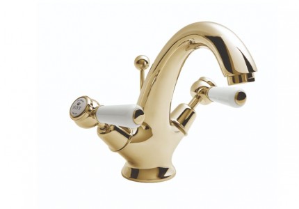 BC Designs Victrion Lever Basin Mixer Tap (1 Taphole) Gold [CTB115G]