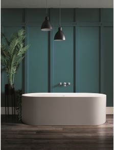 BC Designs Portman Bath 1640 x 750mm (Waste NOT Included) Satin Rose [BAB051R]