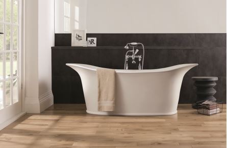 BC Designs Wivenhoe Bath 1800 x 820mm (Waste NOT Included) Polished White [BAB057]