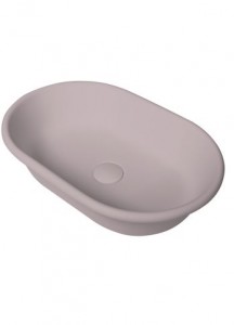 BC Designs Omnia Countertop Basin 530 x 360mm (No Tapholes) Satin Rose [BAB160R]