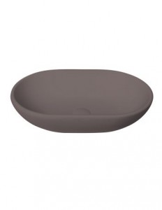 BC Designs Crea Countertop Basin 575 x 145mm (No Tapholes) Mushroom [BAB162M]