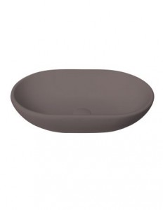 BC Designs Crea Countertop Basin 575 x 145mm (No Tapholes) Mushroom [BAB162M]