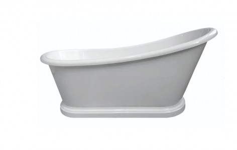 BC Designs Slipper Bath 1700 x 780mm (Waste Not Included) White [BAS030]