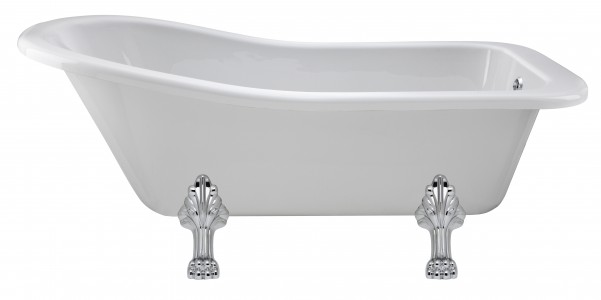 BC Designs Fordham Freestanding Acrylic Slipper Bath 1500 x 730mm (Feet Set 2) including Painting Service [BAU025Z]