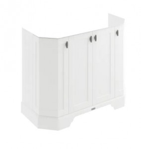 BC Designs Victrion Vanity Unit with 4 Doors 1036 x 473mm Nimbus White [BCF1000NW]