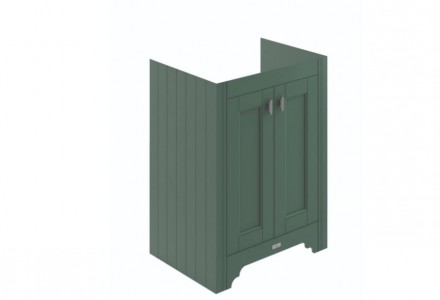 BC Designs Victrion Vanity Unit with 2 Doors 640 x 471mm Forest Green [BCF640FG]