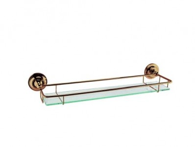 BC Designs Victrion Glass Gallery Shelf 536 x 146mm Copper [CMA020CO]