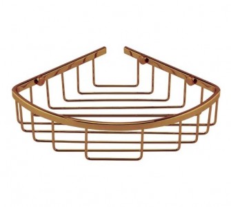 BC Designs Victrion Corner Shower Basket 202 x 202mm Copper [CMA050CO]