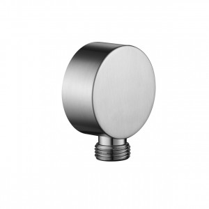 Flova BN-KIA120 Levo Round Wall Outlet Elbow Brushed Nickel