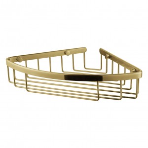 Flova Coco Corner Basket 205mm Brushed Brass [BRB-RA8936]